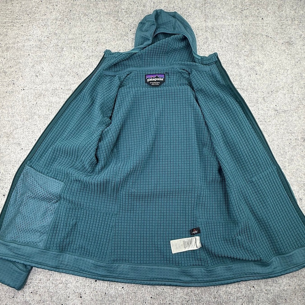 Patagonia Women's Regulator R1 Full-Zip Hoody Jacket Medium Tasmanian Teal - Picture 4 of 12